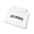 thumbnail image 4 of Des Moines IA Iowa Hometown Moving Away Hoodie, Gifts, Hooded Sweatshirt, 4 of 4