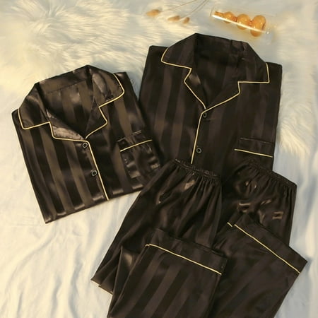 

Pajama sets high-quality light luxury silk women pajamas spring autumn long sleeve vest set fashion ice silk home clothing