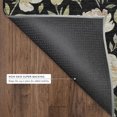 thumbnail image 6 of Addison Rugs Mayfield Premium Machine Washable Transitional Floral Black Round Rug, 8' x 8', 6 of 8