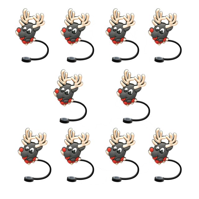 Christmas Cartoon Cover Cap Silicone Dust Plug Cute Casual Anime Party Decoration