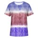 thumbnail image 4 of Pntutb Moda Mujer Causal Cuello Redondo Blusa Estampada Manga Corta Camiseta Verano tops Pntutb Pntutb-2722, 4 of 5