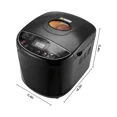 thumbnail image 2 of 2LB Capacity 19-in-1 Automatic Bread Maker, Compact Dough Machine with Nonstick Coating, 3 Crust Options, Perfect for Homemade Bread, 2 of 10