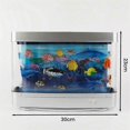 thumbnail image 2 of Artificial Tropical Fish Tank Lamp Aquarium Night Light Virtual Ocean Dynamic LED Table Lamp Room Decoration Gift EUplug, 2 of 5