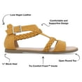 thumbnail image 5 of Journee Womens Florence Gladiator Flat Sandals, 5 of 9