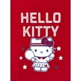 thumbnail image 2 of Wonder Nation x Hello Kitty Girls Short Sleeve Top and Shorts Pajama Set with Socks, 3-Piece, Sizes 4-18, 2 of 4