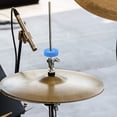 thumbnail image 2 of OULII 1 Set Drum Muffler Pad Blue Cotton Pad for Preventing Cymbals Colliding, 2 of 8