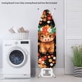 thumbnail image 3 of HELLHERO Black Background Highland Cow Ironing Board Cover Only, Cute Cartoon Baby Cow with Red Floral Crown Print, Fits Standard 15x54", 3 of 5