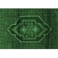 thumbnail image 1 of Ahgly Company Indoor Rectangle Persian Emerald Green Traditional Area Rugs, 6' x 9', 1 of 4
