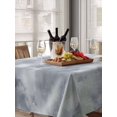 thumbnail image 6 of Vintage Blue Table Cloth, Modern Abstract Art Oil Painting Waterproof Tablecloth for Rectangle Tables, Reusable Washable Fabric Table Cover for Restaurant Kitchen Dining Tables 60"x102", 6 of 6