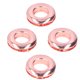 thumbnail image 5 of Juego de 10 ojales de metal de oro rosa con superficie lisa y alta dureza para hacer bricolaje en ropa, bolsos y billeteras, 5 of 8