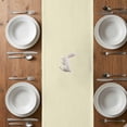 thumbnail image 6 of Beige Gnomes Easter Table Runner - 60 Inch Long, Kitchen Dining Table Runner Dresser Scarves, Eggs Botanical Carrot Pastoral Farmhouse Decor for Coffee Tables Wedding Party Banquet, 6 of 8