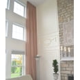 thumbnail image 2 of Extra Long Sheer Voile Curtain Panel Custom Made Length for high Ceiling 2 Story. (15 ft, Taupe), 2 of 2