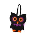 thumbnail image 2 of GUOOL Halloween Candy Bag Candy Bucket Tote Halloween Decor Creative, Party Favors, Storage Lightweight Non Woven Tote Bag for Home Owl, 2 of 9