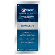 Crest 3D Whitestrips Noticeably White Teeth Whitening Kit, 10 Treatments, 20 Strips (Pack of 2)
