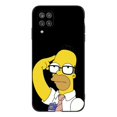 thumbnail image 1 of Funda Para Samsung Galaxy A12 M12 Trasera De Teléfono Tpu Negro Gato Lindo Patrón De Chica De Dibujos Animados, 1 of 4