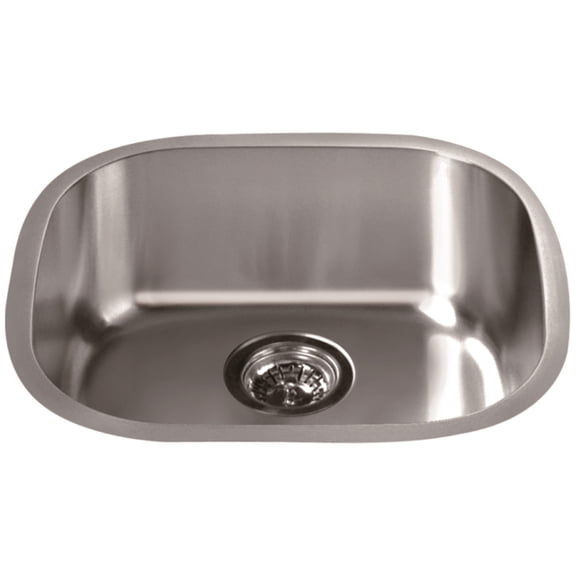 Dawn Kitchen & Bath 3238 18.19 in. L Undermount Bar Sink - 20 Gauge