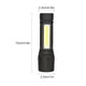 thumbnail image 5 of Pequeñas luces de flash al aire libre Pequeñas luces de iluminación exterior multiusos Flashlights Profesionales para la pesca de senderismo Inevent OD019880-00, 5 of 7