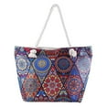 thumbnail image 2 of Extra Large Beach Bags Totes for Women Waterproof Sandproof Big Tote Bag with Zipper, Inner Pockets Rope Handle Canvas with Zip Closure Swim Pool Gym Picnic Travel Weekend Accessorie Handbag Gifts, 2 of 2