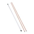 thumbnail image 1 of Colaxi 2x Golf Alignment Rods 48 inch Portable Swing Practice Tool with Clear Tube Case Swing Training for Aiming Training Equipment Red, 1 of 8