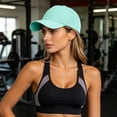 thumbnail image 5 of ATOYSOY Baseball Hats For Women Side Perforated Mesh Ponytail Cutout Womens Hats Running Hat Sun Hats For Women Solid Color Jogging Beach Womens Caps, 5 of 9