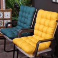 thumbnail image 4 of Indoor and Outdoor Chair Pads Outdoor Patio Cushions Improve Lower Back and Tailbone Comfort Chair Back Cushion Rocking Chair Back and Seat Cushion for Kitchen, Dining,Office or Car， 18x39 Inch, 4 of 7