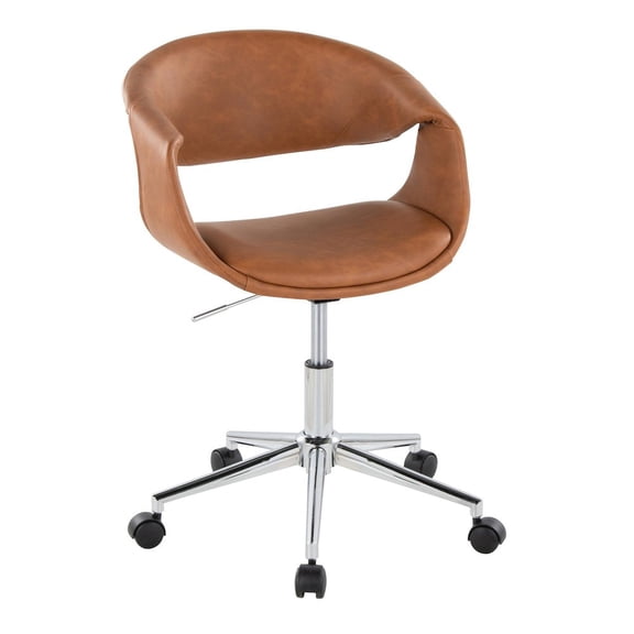 LumiSource Curvo Upholstered 5-Star Task Chair