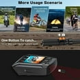 thumbnail image 2 of 4K 60FPS Multifunctional Cycling Camera Rainproof 2.0 Inch IPS Screen WiFi Connection with LED Flashlight Bike Horn, 2 of 7