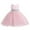 Pink, variant on Fesfesfes Kids Dress Girls Sleeveless Princess Dress Bow Tie Lace Flowers Mesh Dress Tufted Dress