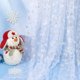 thumbnail image 5 of 4 yardas de tul con copos de nieve - 59,1 pulgadas de ancho. Tela transparente de organza blanca con copos de nieve y detalles plateados brillantes, ideal para decoración de fiestas y Navidad., 5 of 9