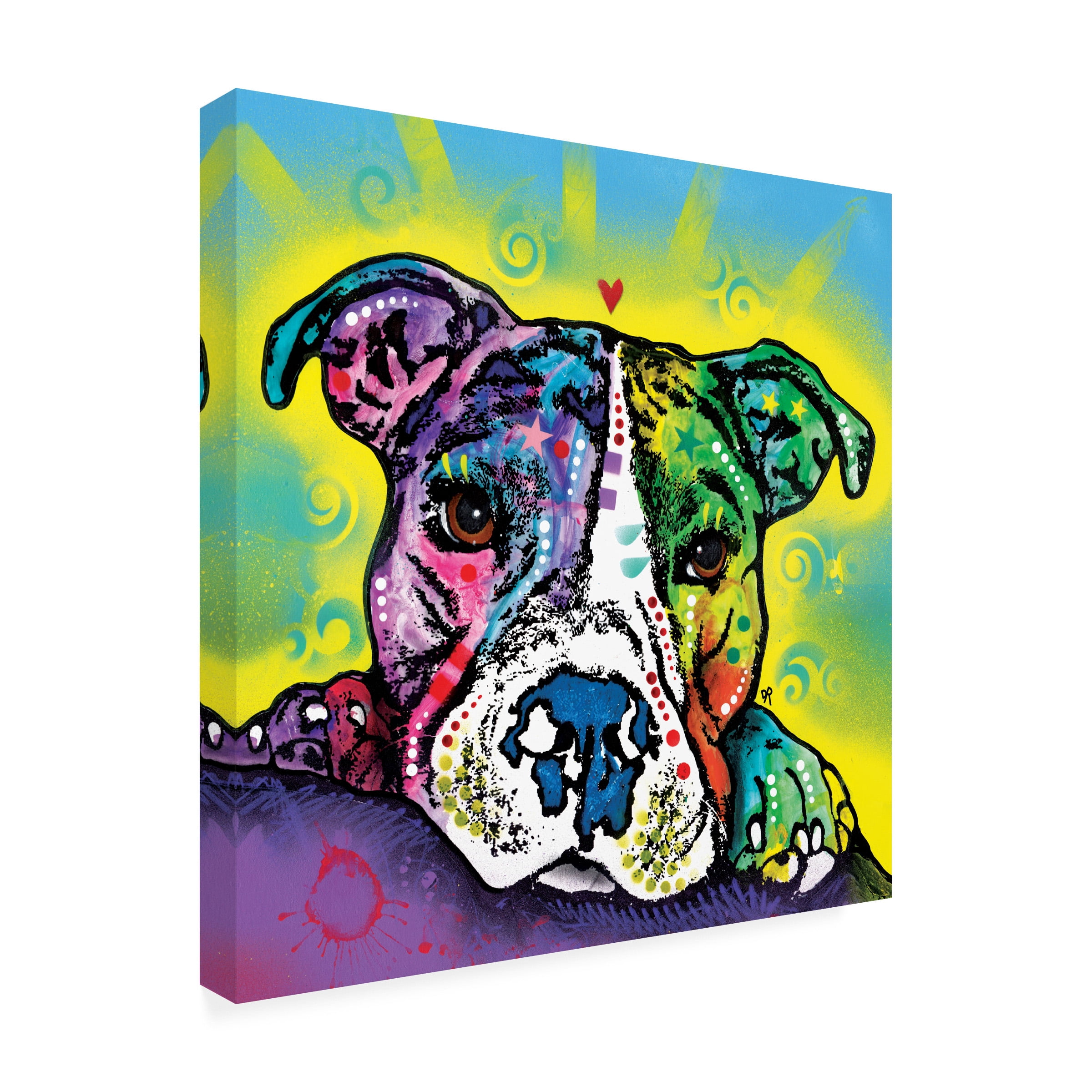 Dean Russo 'The Baby Pit Bull' Outdoor Canvas