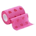 thumbnail image 3 of Rose Red Heart Rolls Vendajes Prácticas Cintas Elásticas para Heridas para Animal (L), 3 of 8