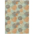 thumbnail image 2 of Addison Rugs Chantille Indoor/Outdoor Transitional Circles Beige Washable Rectangle Rug, 5' x 7'6", 2 of 6