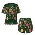 thumbnail image 5 of Lsque Christmas Women's Short-Sleeved Pajama Set - 2 Piece Soft and Lightweight Sleepwear Set-X-Large, 5 of 9