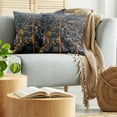 thumbnail image 5 of Ambesonne City Throw Pillow Cover 2 Pack, Avenues to Midtown NYC, 24", Marigold Grey Black, 5 of 7