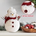 thumbnail image 2 of putnchl Christmas Ornaments Christmas Round Hat Snowmen Dolls Xmas Decoration Merry Christma Decoration, 2 of 3