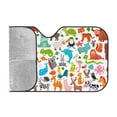 thumbnail image 2 of Bingfone Animals Car Windshield Sunshade,Sun Foldable Sun Shield Sun Visor For Car - Medium, 2 of 8