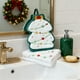 thumbnail image 5 of Toallas de mano navideñas para niños | Toallas festivas de cocina y baño con lazo para colgar | Franela suave para secarse las manos y decorar, 5 of 6