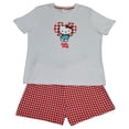 thumbnail image 1 of Pijama Hello Kitty para Dama Set Playera Manga Corta con Short Blanco Talla XCH 2 Piezas, 1 of 4