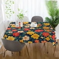 thumbnail image 3 of Yayeee Tablecloths 60" x 108" Rectangle Wrinkle Resistant Party Table Cover, Vibrant Flowers, 3 of 8
