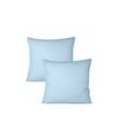 thumbnail image 1 of The Great American Store- Handmade & Customized Indoor/Outdoor 6D Set of 2 Solid Euro Pillows- Light Blue (17" X 17") for Decorative bed Pillow Shams - Down Alternative Fill, 1 of 4