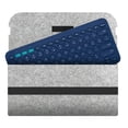 thumbnail image 1 of For Logitech K380 K480 K580 K780 Wireless Keyboard Storage Bag Felt Carrying Case Keypad Sleeve Anti Shock Protective Cover Light Grey K580, 1 of 6