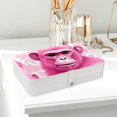 thumbnail image 6 of Monkey Portable PU Leather Jewelry Organizer Display Case with Removable Compartment, Earring Holder, and Jewelry Stand, 6 of 6