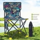 thumbnail image 4 of Silla Plegable Para Acampar Al Aire Libre Con Soporte Para La Espalda, Bolsa De Almacenamiento, Silla De Pesca Portátil Para Dibujar, Silla De Viaje Para La Playa Guardurnaity HA038693-00, 4 of 6