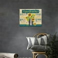 thumbnail image 2 of Farmhouse Sunflowers Wall Art Inspirational Quotes Pictures Wall Decor Flower Birds Canvas Print Framed Motivational Painting Artwork for Kitchen Bathroom Living Room 16"x12", 2 of 4