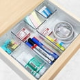 thumbnail image 6 of 16 PCS Drawer Organizer Set, 5 Varied Size Bathroom and kitchen Drawer cabinet organizer Trays, Clear Storage Bins for Makeup, Jewelry, Utensils and Gadgets, 6 of 6