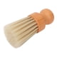 thumbnail image 4 of Brocha de afeitar de cerdas suaves con mango de madera de haya, portátil, para hombre, para salón de casa, 4 of 14