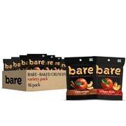 Bare Snacks, Baked Crunchy Apples Fruit Snacks, Fuji & Reds and Cinnamon Flavor, 0.53 oz, 16 Count Multipack