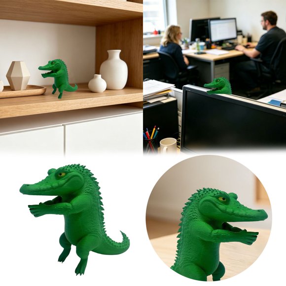 Outdor Figurine Figurine d'Animal Imprimée 3D Impression 3D Ornement de Bureau Amusant / Maison Salon Bureau Appartement Lieu de Travail