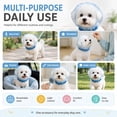 thumbnail image 6 of Adjustable Dog Mesh Head Cover, Face Net for Small Dogs| Prevent eating ground debris, Soft Breathable Mesh Mask, Stretchy Elastic Design, for Outdoor Walks, Park & Travel(Yellow), 6 of 7