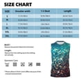 thumbnail image 6 of Fotbe Men's Colorful Rainbow Glitter Print Men's Sleeveless Muscle Tank Tops Casual T-Shirts for Gym Workout Beach-X-Large, 6 of 8